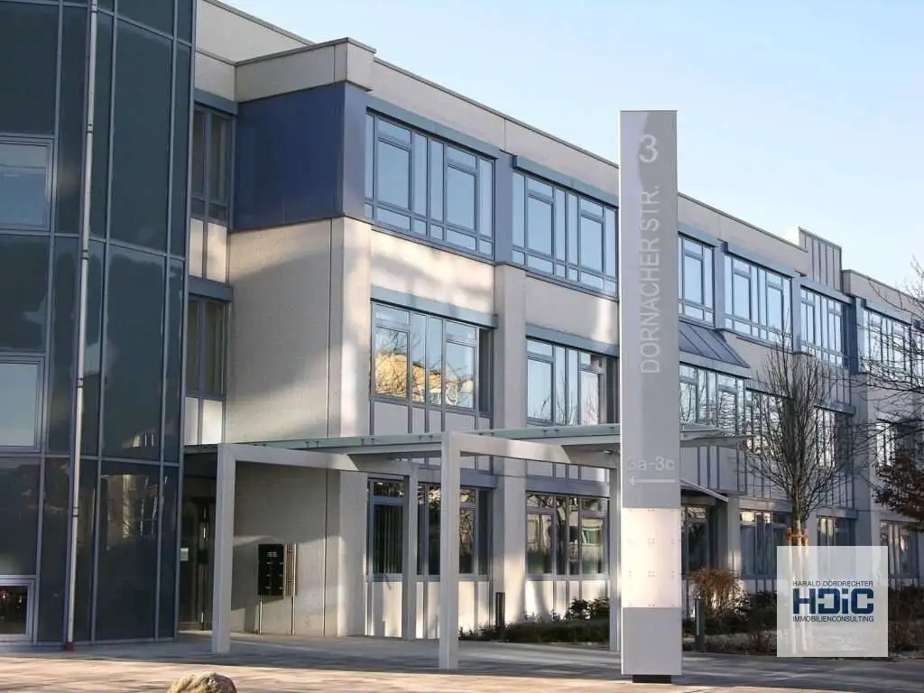 Flexible Büroflächen in eigenständigen Gebäudeabschnitten