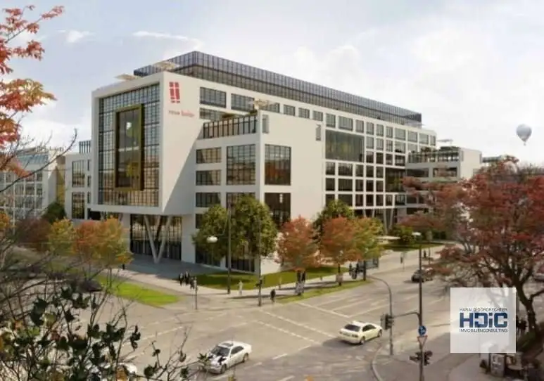 Loftartige Büroflächen mit Sichtbeton im Neubau