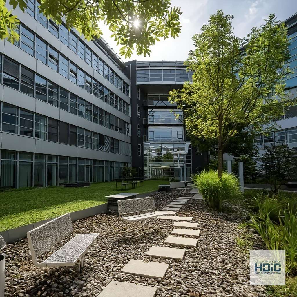 Hochwertiges Erdgeschossbüro mit attraktivem Innenhof – provisionsfrei
